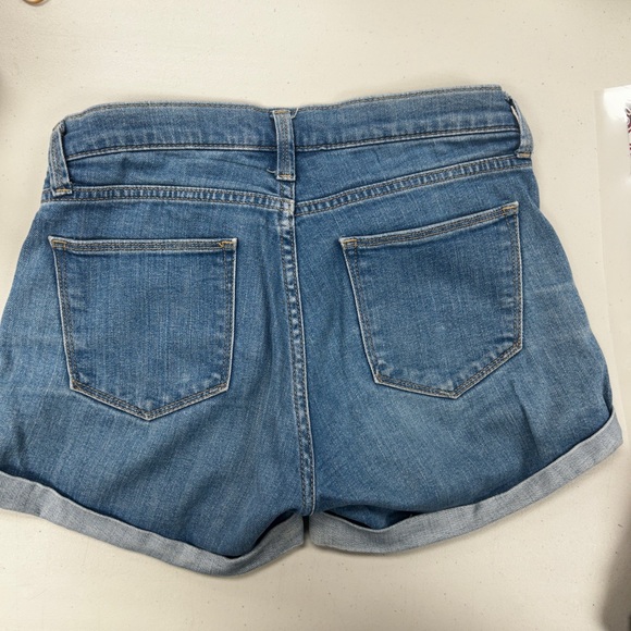 GAP Blue Jean Shorts Distressed Cut-Off Style - Picture 3 of 6